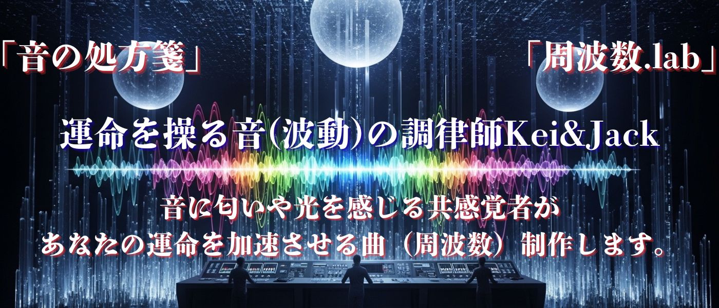 波動の調律師Kei&Jackの「音の処方箋」